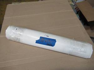 lot 186 image: NEW Vinyl Tarp - 10 x 13 White  White Vinyl tarp - 20 oz. Heavy-Weight Duty