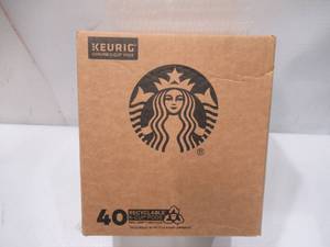 lot 322 image: NEW Starbucks K-Cup Pods starter Variety Pack- 40 Ct Best By 03212025
