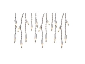 lot 325 image: GE 300-Count ConstantON Clear Mini Incandescent Icicle Christmas Lights