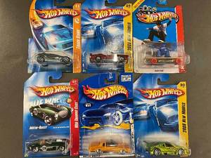 C - Set of 6 Hot Wheels Die-Cast Cars - Track Stars, 2008 New Models and HW Racing