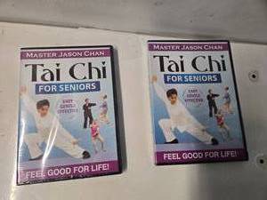 lot 88 image: Lot of Two DVDs The Tai Chi for Seniors - Master Jason Chan (DVD, 2018) NEW