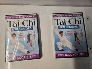 lot 89 image: Lot of Two DVDs The Tai Chi for Seniors - Master Jason Chan (DVD, 2018) NEW