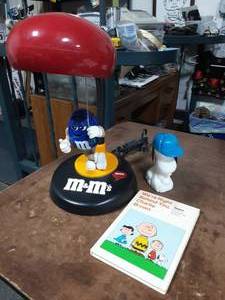 M&M Lamp, Peanuts Book, Snoopy Avon