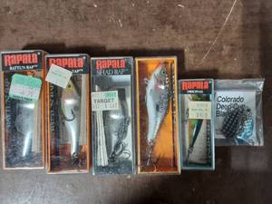 5-Rapala Fishing Lures, 1-Other