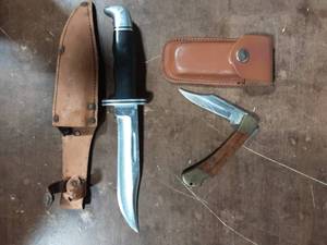 Buck Knife & Sheath, Pocket Knife