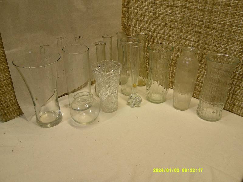 Clear Glass Vases