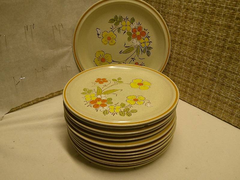 Vintage Plates and a Platter