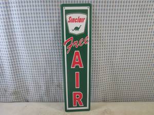 (G-1) Sinclair Free Air Tin Sign 15...