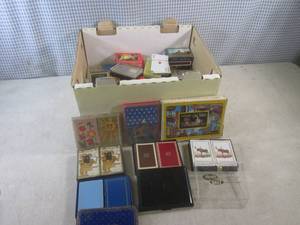 (A-1) Box of Assorted Vintage Playi...