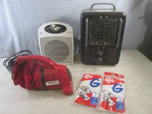 (A-3) 2 Heaters and Dirt Devil Vacu...