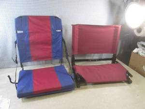 (G-1) 2 Portable Stadium Seats...