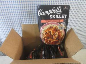(B-1) 6 Pouches of Campbells Sauce...