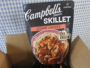 (B-1) 6 Pouches of Campbells Sauce...