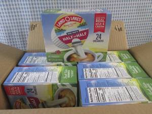 (C-1) 6 Boxes of 24 Half and Half C...