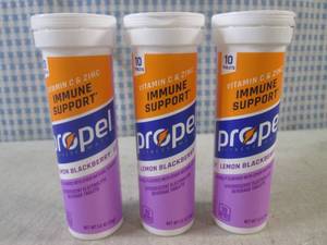 (B-1) 3 Tubes of Propel Lemon Black...