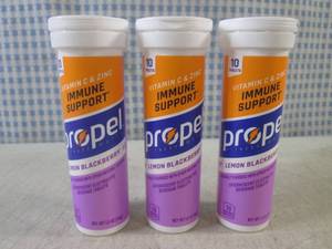 (B-1) 3 Tubes of Propel Lemon Black...