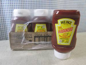 (B-4) 6 Bottles of Heinz Habanero T...
