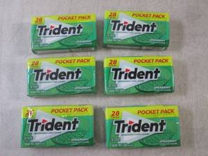 (B-3) 6 Pocket Packs Trident Spearm...