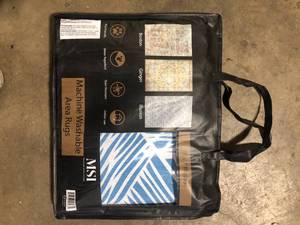 MSI Machine Washable Area Rug   Customer Returns See Pictures