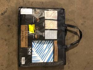 MSI Machine Washable Area Rug  Customer Returns See Pictures
