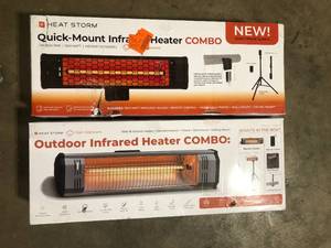 Lot of Assorted Infrared Heaters Various Models and Conditions Customer Returns See Pictures