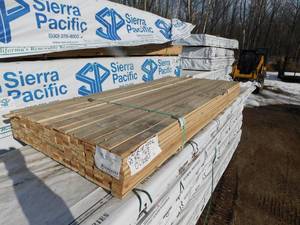 (196) 1 x 3 x 8 Western Red Cedar Trim Utility Boards
