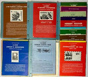lot 34 image: USPS Press Release Postal Card Posters 1964-1971