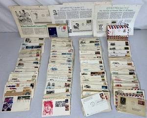 lot 37 image: Large Assortment of United States First Day of Issue Cover Envelopes