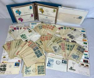 lot 41 image: Assortment of United Nations First Day of Issue Covers and United Nations Commemorative First Day Cover Collection Album