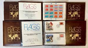 lot 15 image: Flags of the United Nations Mint Sheetlets 1980-1982 and First Day Covers from 1980-1982