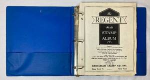 lot 60 image: The Regent World Stamp Album with Stamps starting in 1887 and newer