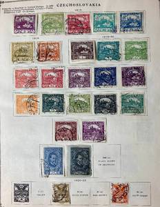 lot 87 image: Lot of Stamps from Czechoslovakia dating back to 1918
