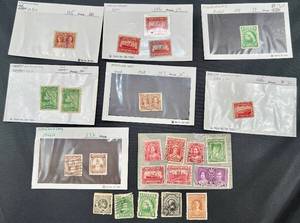 lot 92 image: Stamps from Newfoundland dating back to 1890