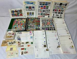 lot 126 image: Assortment of Stamps and First Day Covers from Israel dating back to 1945