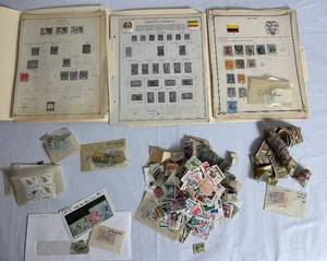 lot 123 image: Postage Stamp Assortment from Ecuador, Ethiopia and Fiji dating back to late 1800s