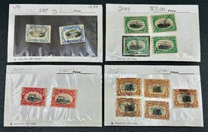 lot 220 image: 1901 Pan-American Exposition Commemorative Series Postage Stamps