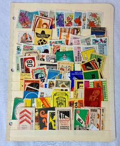 lot 213 image: Vintage Matchbox Labels from USSR and UK Lot 2