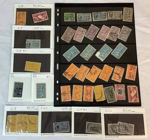 lot 189 image: US Special Delivery Stamps from 10 cents to 30 cents