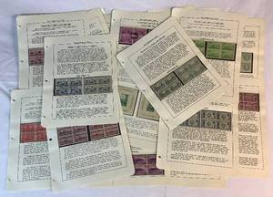lot 160 image: Commerative Issues of Blocks of Stamps and Souvenir Sheets