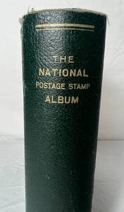 lot 200 image: The National Postage Stamp Album with stamps dating back to 1860s
