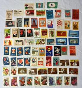 lot 214 image: Vintage Matchbox Labels from USSR and UK Lot 3