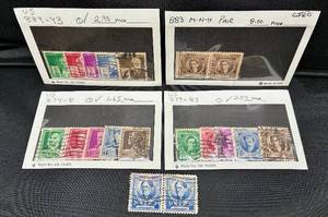 lot 229 image: 1940 Famous Americans Series Postage Stamps