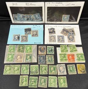 lot 226 image: 1860-1926 Benjamin Franklin United States Postage Stamps