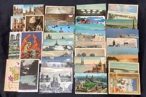 lot 261 image: Collection of Vintage Postcards from Around the World