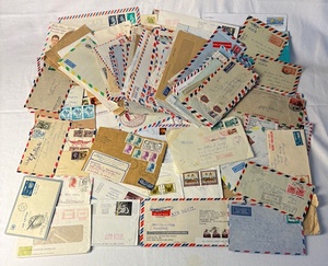 lot 264 image: Large Selection of Air Mail Covers from Worldwide Destinations