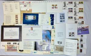 lot 269 image: Large Array of First Day Issues, Souvenir Sheets, Souvenir Cards, Commemorative Stamps and more