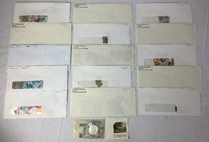 lot 281 image: 15 Envelopes of International Stamps Lot #6