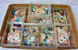 lot 317 image: Mega Assortment of International Individual Postage Stamps