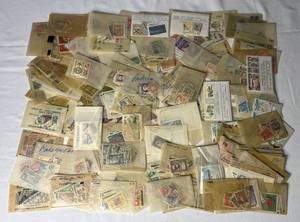lot 292 image: Small Box Full of International Cancelled Postage Stamps