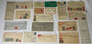 lot 314 image: Antique Documents with Stock Transfer, Documentary and Internal Revenue Stamps dating back to 1873